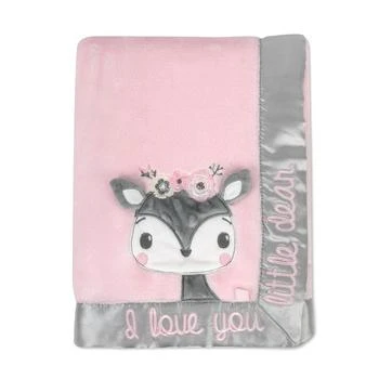 推荐Baby Girls Cloud Baby Satin Trim Blanket商品