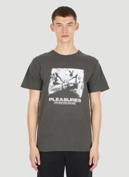 推荐x Playboy Tough Washed T-Shirt in Dark Grey商品