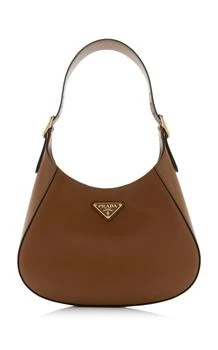 推荐Prada - Leather Shoulder Bag - Brown - OS - Moda Operandi商品