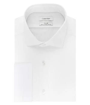 Calvin Klein | Men's Dress Shirt Slim Fit Non Iron Stretch Solid French Cuff 8.9折