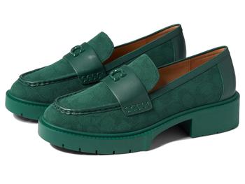 蔻驰女鞋, Coach | Leah Canvas Loafer Pump商品图片 