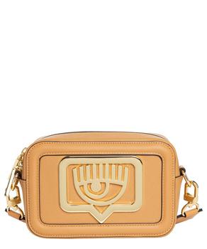 推荐Chiara Ferragni Eyelike-Plaque Zipped Shoulder Bag商品