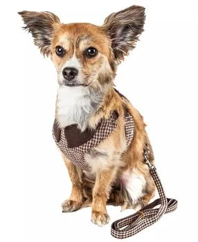 Pet Life | Luxe 'Houndsome' 2-in-1 Reversible Adjustable Dog Harness Leash,商家Macy's,价格¥322