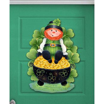 商品Designocracy | Holiday Wooden Wall Decor Door Decor Lepricon's Pot Full of Gold J. Mills-Price,商家Macy's,价格¥1130图片
