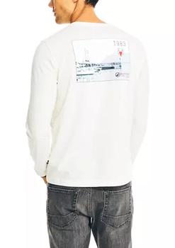 Nautica | Sustainably Crafted Graphic Long-Sleeve T-Shirt商品图片,