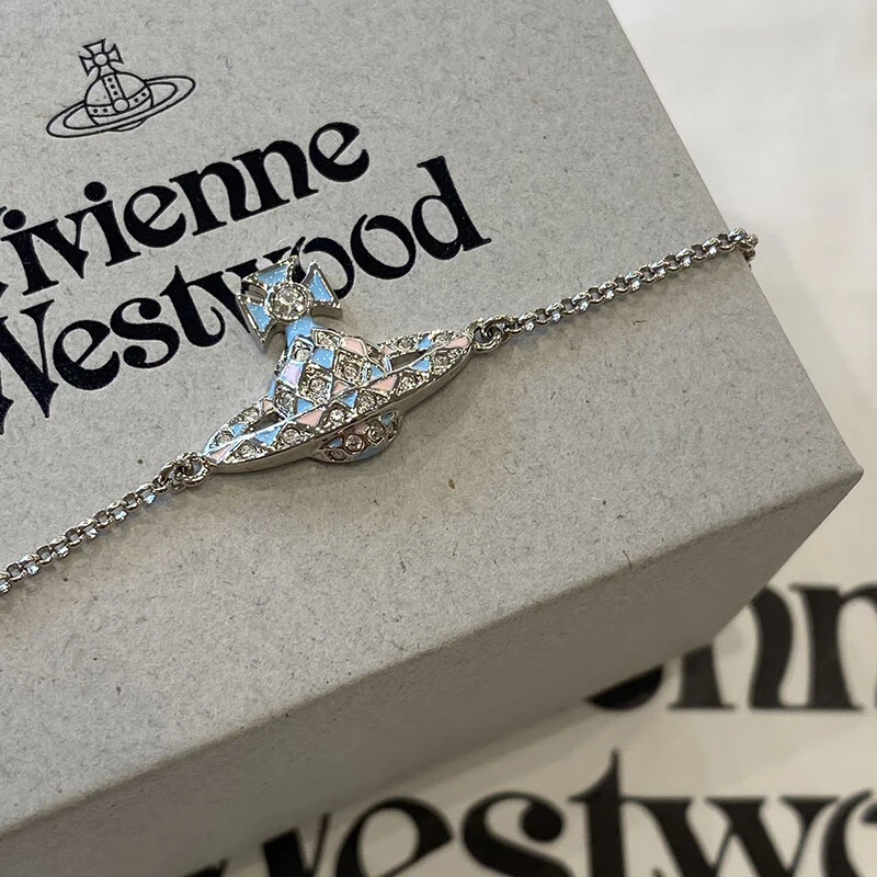 Vivienne Westwood | VIVIENNE WESTWOOD/西太后 女士蓝/白色徽标手链,商家VPF,价格¥580
