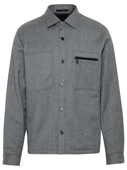 推荐Ermenegildo Zegna Buttoned Long-Sleeved Shirt Jacket商品