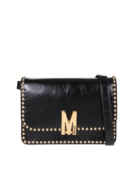 Moschino | Moschino Stud-Detailed Foldover Top Crossbody Bag商品图片,6.2折