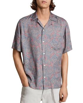 ALL SAINTS | Oslo Paisley Short Sleeve Shirt商品图片,7.9折