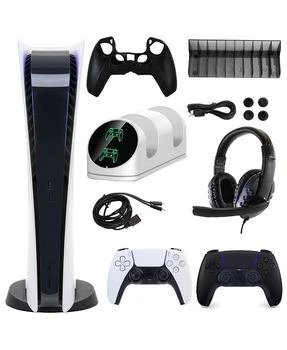 SONY | PS5 Digital Console with Extra Black Dualsense Controller and Accessories Kit,商家Bloomingdale's,价格¥5463