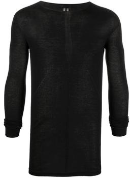 Rick Owens是什么牌子, Rick Owens | RICK OWENS long-sleeve fitted jumper商品图片 