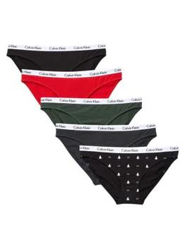商品Calvin Klein | 5-Pack Logo-Waist Bikini Panties,商家Saks OFF 5TH,价格¥218图片