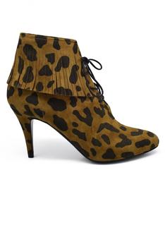 圣罗兰鞋女鞋, Yves Saint Laurent | Luxury Shoes For Women   Saint Laurent Kiki Boots In Leopard Suede商品图片 9折