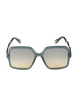 推荐Zelie 58MM Square Sunglasses商品