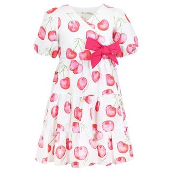 商品White & Red Cherry Dress,商家Designer Childrenswear,价格¥129图片