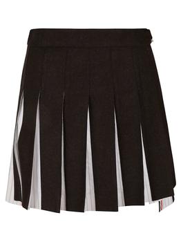 Thom Browne | Thom Browne Thigh Length Dropped Back Pleated Skirt商品图片,7.5折
