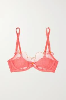 L'Agent by Agent Provocateur | Lorna 蝴蝶结缀饰刺绣绢网带钢圈软杯文胸  - 34D 3.0折×额外9.7折, 额外九七折