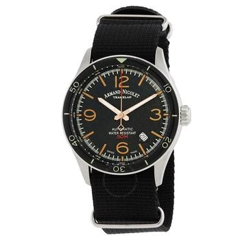 Armand Nicolet | M2H Automatic Black Dial Men's Watch A740HNA-NS-BN22481AANN,商家Jomashop,价格¥4136