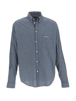 推荐Balenciaga Checked Long-Sleeved Shirt商品