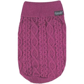 Parisian Pet | Cable Knit Raspberry Dog Sweater,商家Macy's,价格¥158