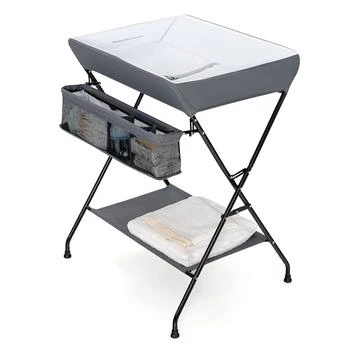 QuikFurn | Grey Folding  Wide Nursery Diaper Baby  Changing Table,商家Premium Outlets,价格¥1610