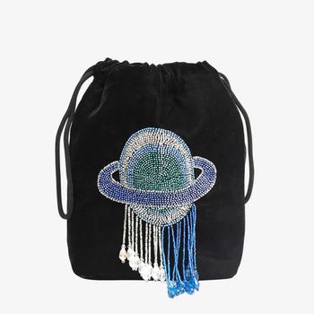 推荐HVISK Women's Pouch Planet Bag - Black商品