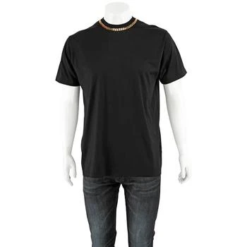 推荐Men's Black Chain Detail T-shirt商品
