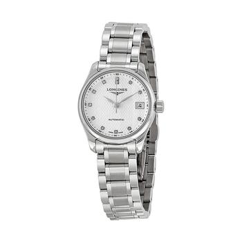 longines master, Longines | Masters Silver Dial Ladies Watch L2.128.4.77.6商品图片 6.9折