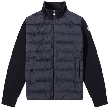 moncler羽绒服, Moncler | Moncler Logo Stripe Down Zip Jacket商品图片 满$200享9.5折, 满折