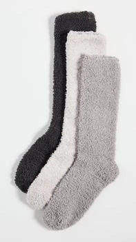 Barefoot Dreams | CozyChic 3 Pair Socks Set,商家Shopbop,价格¥302