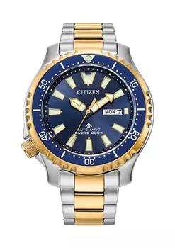 推荐44 Millimeter Automatic Dive Two-Tone Stainless Steel Bracelet Watch商品
