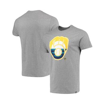 推荐Men's Heathered Gray Milwaukee Brewers Regional Super Rival T-shirt商品
