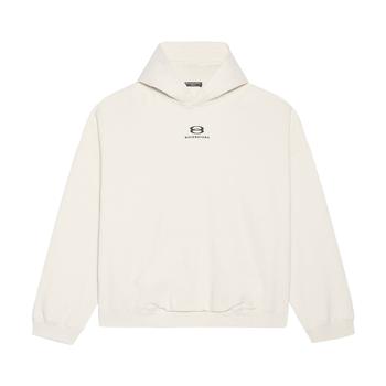 巴黎世家卫衣价格, Balenciaga | Unity Hoodie In White商品图片 