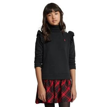 Ralph Lauren | Big Girls Plaid Fleece Sweatshirt Dress 7折