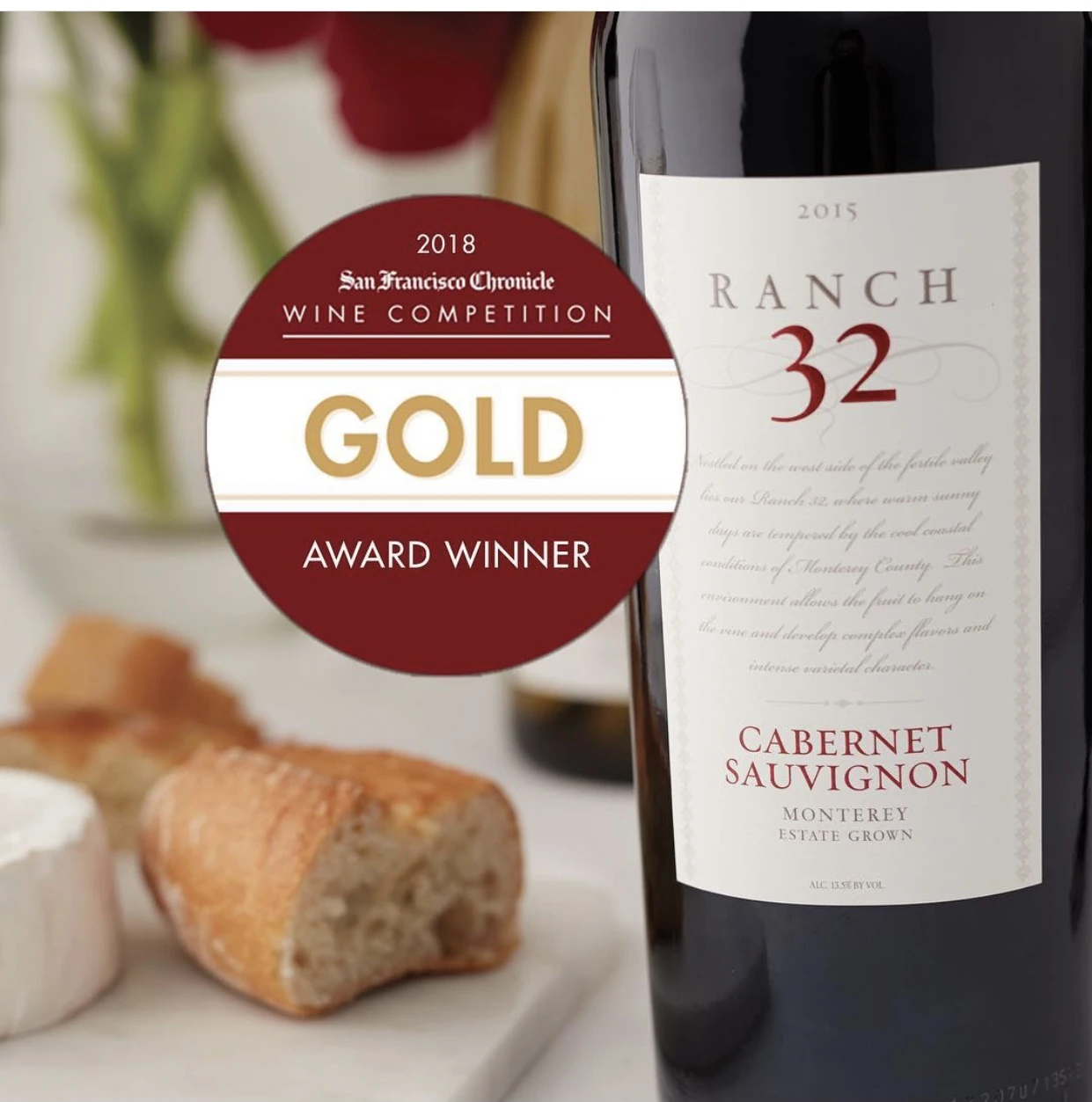 Ranch 32 | 32领域赤霞珠干红葡萄酒 2017 | Ranch 32 Cabernet Sauvignon 2017 (Monterey, CA),商家California Wine Experience,价格¥413