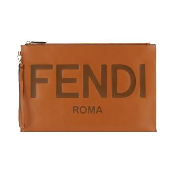 商品Fendi | FENDI  男士棕色小怪兽老佛爷手拿包 8N0178-AC9L-F0QVK,商家Beyond Chinalux,价格¥4776图片