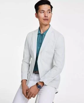 Tommy Hilfiger | Men's Modern-Fit Seersucker Sport Coat,商家Macy's,价格¥257