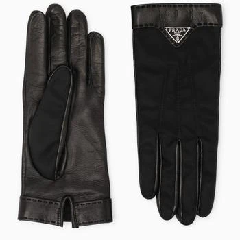 Prada | Black nappa gloves,商家The Double F,价格¥3531