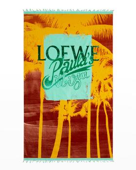 Loewe | x Paula's Ibiza Palm Tree Logo Pareo商品图片,