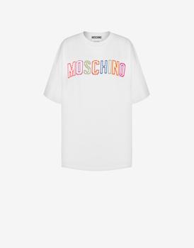 Moschino | Crochet Logo Organic Jersey T-shirt商品图片,