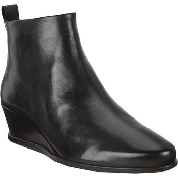 ECCO | ECCO Womens Shape 45 Leather Wedge Ankle Boots 8.2折