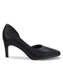 Vince | Tiana Point-Toe Leather Pumps,商家Saks OFF 5TH,价格¥528