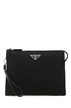 prada包, Prada | Black Re-nylon clutch  Nd Prada Uomo商品图片 