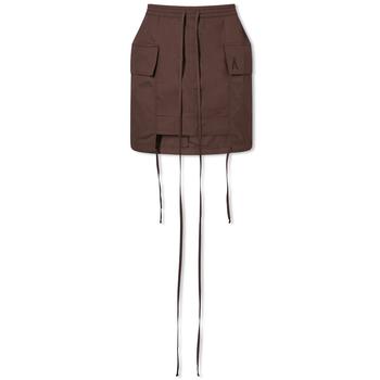 推荐ANDREĀDAMO Cotton Coulisse Mini Skirt商品