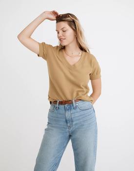 Madewell | (Re)sourced French Terry Sweatshirt Tee商品图片,5.4折×额外6折, 额外六折