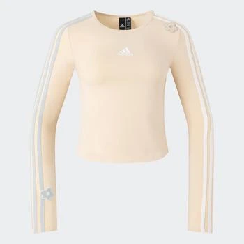 Adidas | FLOWER 3-STRIPES LONG-SLEEVE T-SHIRT,商家Adidas HK,价格¥303