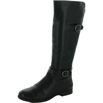 Style & Co | Style & Co. Womens Kezlin Faux-Leather Riding Knee-High Boots商品图片,2.1折起, 独家减免邮费