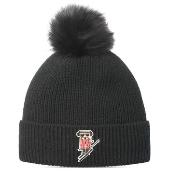 Karl Lagerfeld Paris | Women's Apres Ski Faux Fur Pom Beanie Hat商品图片,6折