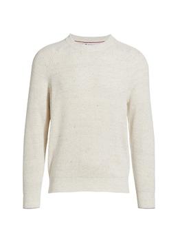 Brunello Cucinelli | Speckled Cotton-Blend Sweater商品图片,
