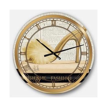 商品Designart | Posh and Luxe Oversized Metal Wall Clock,商家Macy's,价格¥1998图片